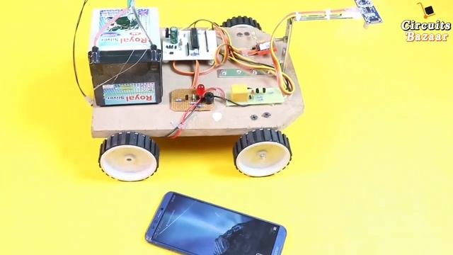 Railway Track Crack Detection Robot with SMS Alert Feauture
