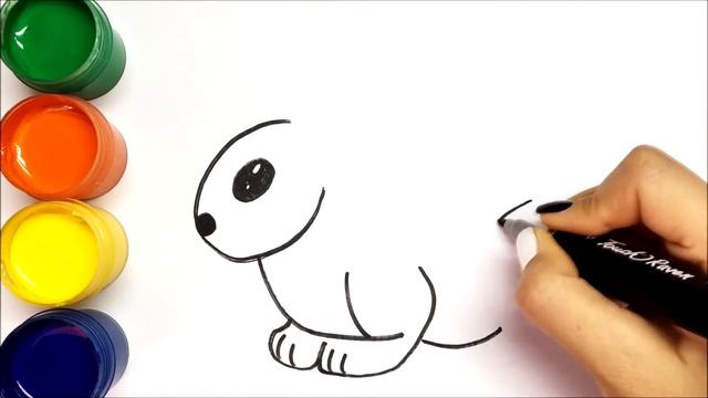 Сурет салу Қоян | Сурет салып уйрену | How To Draw A Rabbit