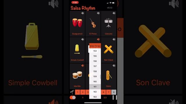 How to use Salsa Rhythms App