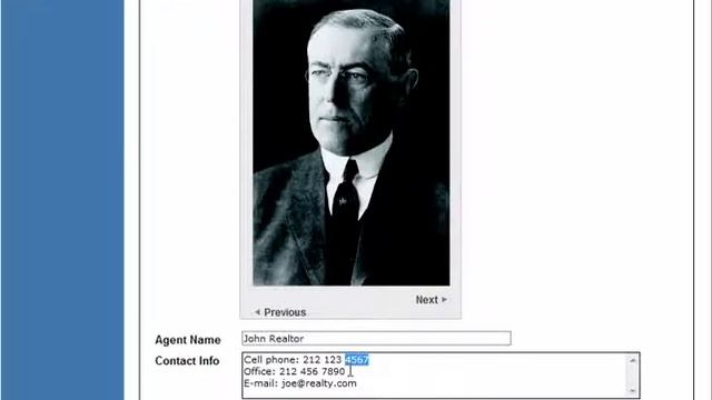 Web to Print: Online personalization of template document