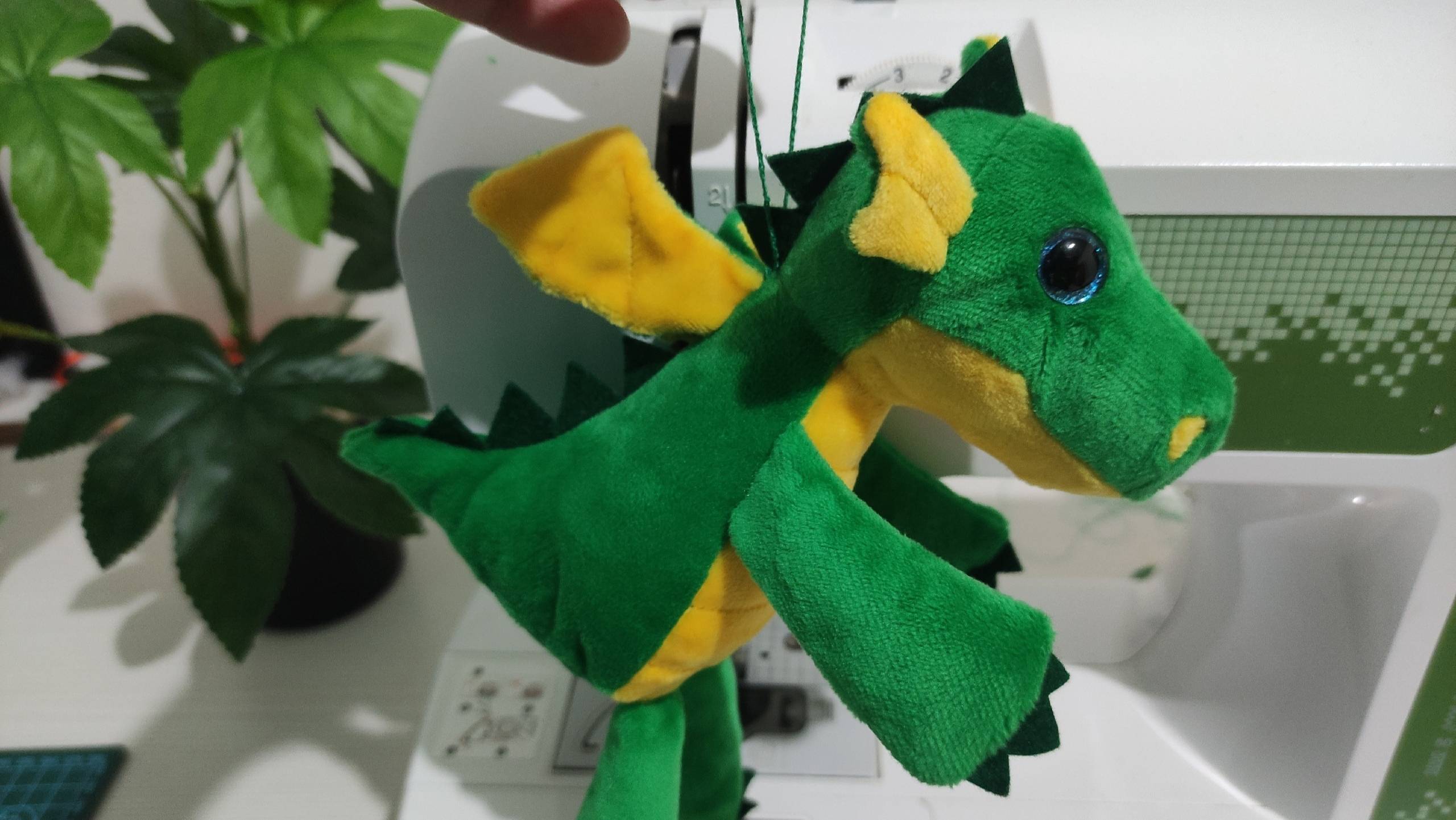 Шьем игрушку Дракона по бесплатной выкройке ПДФ печать на листах А4