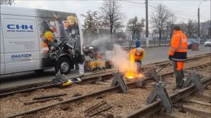 Алюминотермитная сварка рельсов