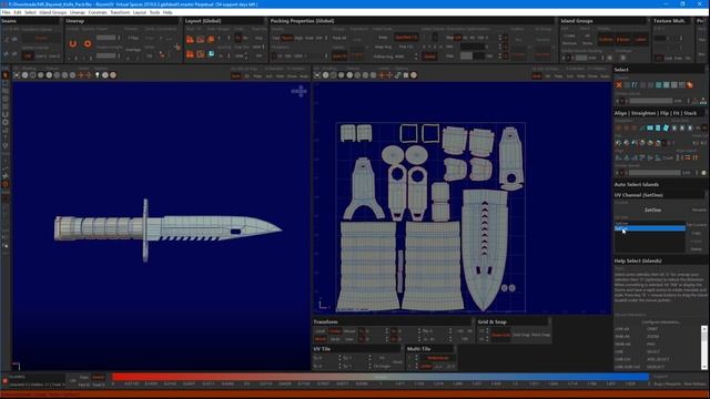 Create a UV Channel in RizomUV