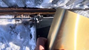 Замерзли откатные ворота с механизмом DoorHan