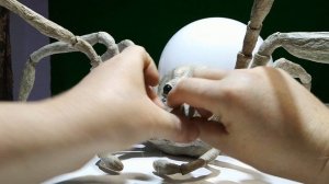 Паук Арагог. Светильник из ПАПЬЕ-МАШЕ
