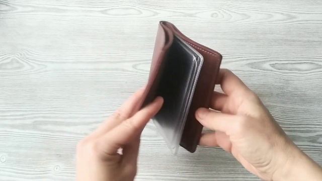 Бумажник водителя из натуральной кожи, с вкладышем для прав.(2)