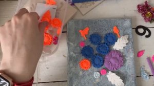 Картина из воздушного пластилина / Декор для дома своими руками