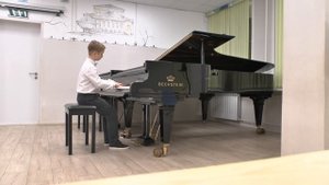 И.С. Бах . Маленькая прелюдия до минор.