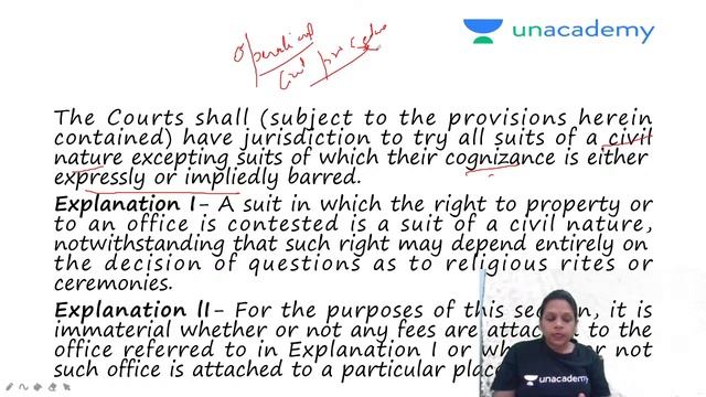 Code of Civil Procedure 1908 | Suits of Civil Nature | Crack Judiciary Exam | PCSJ