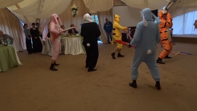 Рок-группа "Тигр, панда, пикачу и два зайца" смотреть онлайн