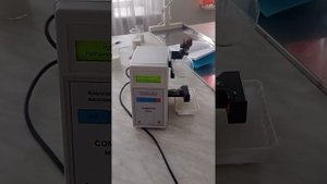 Работа анализатора молока "Соматос-мини"