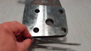 Пластина кронштейна задней навески ЮМЗ