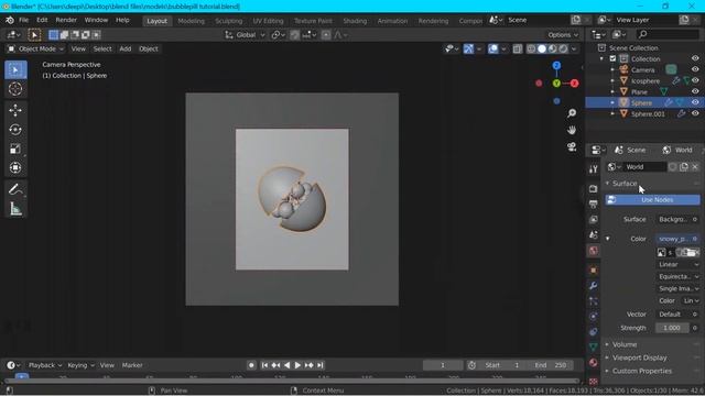 Abstract art design tutorial in blender 2.82 смотреть онлайн