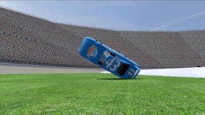 Cars 1 The King Crash Reenactment