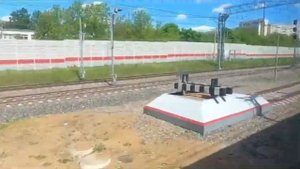 Звук разгона электропоезда ЭС2Г Ласточка. МЦК