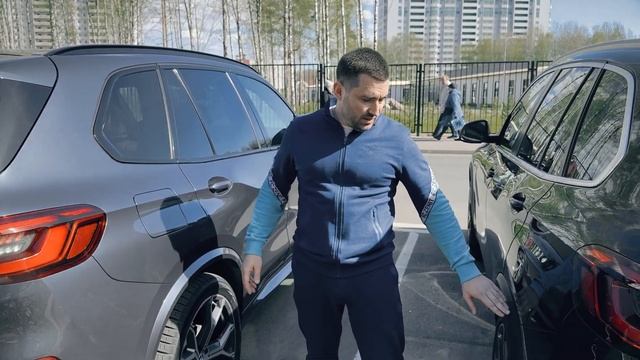 Обзор BMW X5 G05 сравниваем бензин и дизель. Заезд двух BMW X5 G05