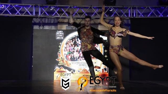 Lisa and Samuel salsa show  Egypt International Dance Congress 2019