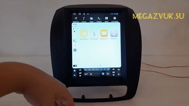 Магнитола Tesla Style на Kia Sorento 2013+ MegaZvuk HI-9750 QLED TESLA смотреть онлайн