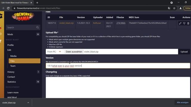 How to update your Mod on Mod.io || Fireworks Mania смотреть онлайн