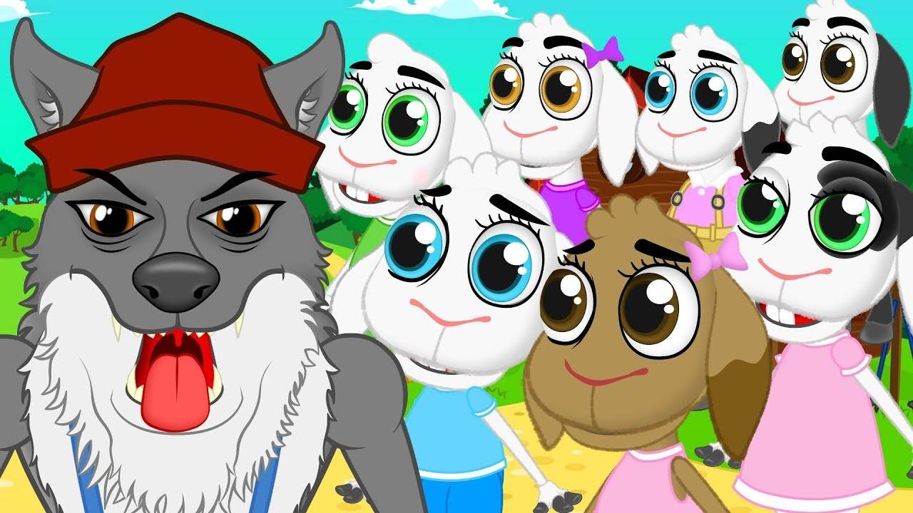 🐺 Волк и семеро козлят | Сказка для детей | Мультфильм | Песни и Сказки на ночь