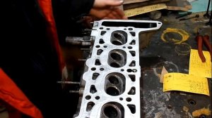 Проверяем, шлифуем, затираем голову ГБЦ ваз