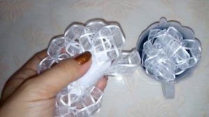 ОЧЕНЬ КРАСИВЫЙ Пышный бант на 1 сентября. Бант из органзы.