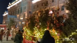 Праздник Масленица на Манежной площади.