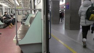 "С красивым звуком от БПСН"  Метропоезд 81-717/714.5 (ЛВЗ) (Номерной) (№8696 - №8452)