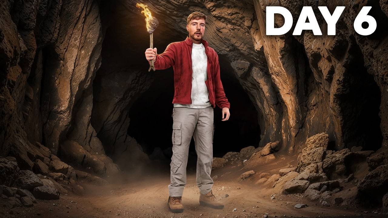 Mr.Beast - 7 Дней Посреди Пещеры