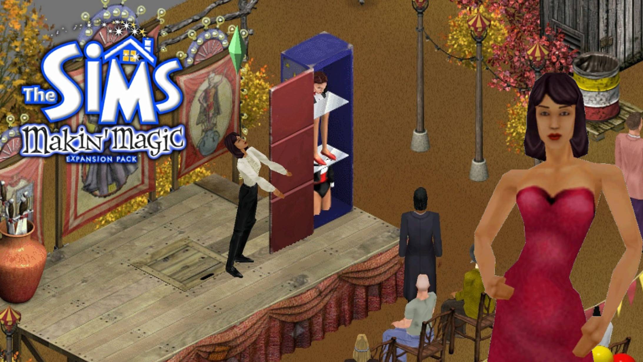 The Sims 1 | Симс 1 | Расслабляющий геймплей, семья Гот, Мир магии #5 смотреть онлайн