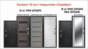 Обзор входных дверей Ferroni - сегмент 10 см