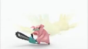 Свинья пытается достать печенье