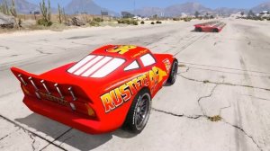 GTA San Andreas Lightning McQueen VS GTA 5 Lightning McQueen VS BeamNG McQueen - Which is best?