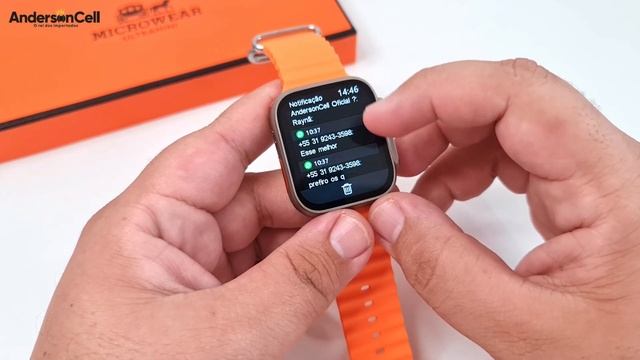 CHEGOU IWO W69 ULTRA MINI 45mm REVIEW COMPLETO Unboxing TELA GIGANTE 1.95, GPS Tracking Vale á PENA смотреть онлайн