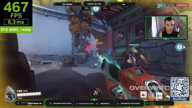 Novas RTX 40 Rodando a mais de 500FPS no Overwatch 2 смотреть онлайн