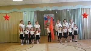 День Победы. Песня "Знамя Победы"