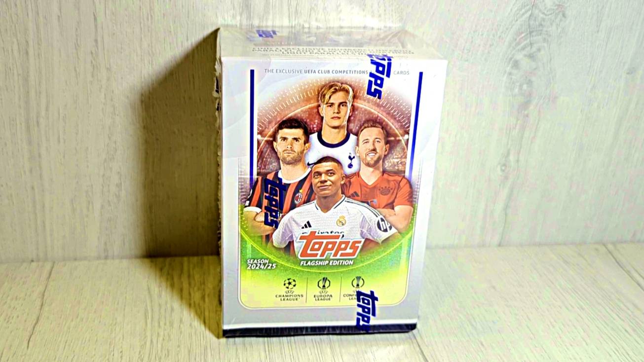 Topps UEFA Club Competitions 2024-2025 - открываем 1 бокс #2 смотреть онлайн