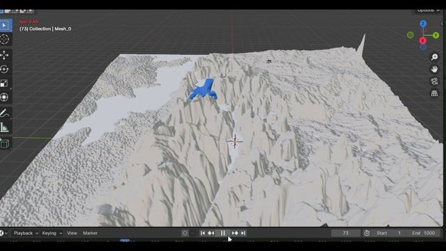 3D Dam model in blender, DEM from QGIS TO BLENDER using THREEJS plugin #blender #threejs #3d
