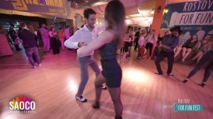 Sergey Gazaryan and Marina Piatnitsyna Salsa Dancing at Rostov For Fun Fest (Russia), Sat 02.10.201