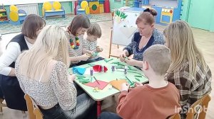 Мастер - класс для мам и детей "Корзина с тюльпанами"