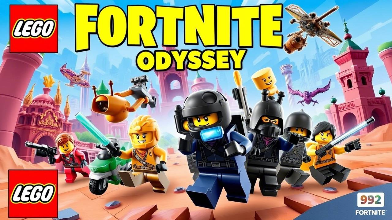 Играем в LEGO Fortnite Odyssey | Строим поселения #12