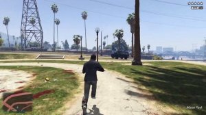 GTA 5 - Franklin, Lamar, Michael and Trevor's Five Star Escape From Broker Park