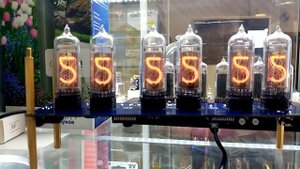 Восстановление ламп ИН-14 в часах на базе платы NC1406