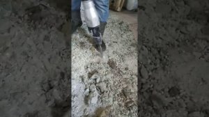 ПЕРФОРАТОР VS ЖИДКОЕ СТЕКЛО/РАЗБИВАЕМ ЗАСТЫВШЕЕ СТЕКЛО