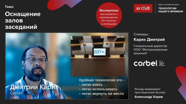 Маскировка AV-оборудования в залах заседаний