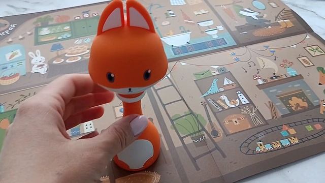 Интерактивная развивающая игрушка Alilo Abumba Малыш Лисёнок, карта "Дом Лисенка"