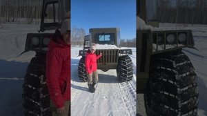 Вездеход (болотоход): река, крутые склоны и подъемы