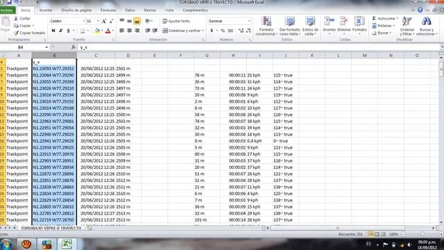 exportar gdb desde map source a excel parte 2.wmv смотреть онлайн