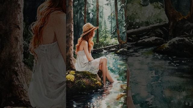 Лесной ручей. Весёлая песня про лесной ручей.