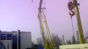 Монтаж башенного крана Potain IGO 50